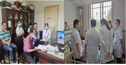 神經(jīng)內(nèi)科黨支部到基層醫(yī)院開展質(zhì)量控制活動